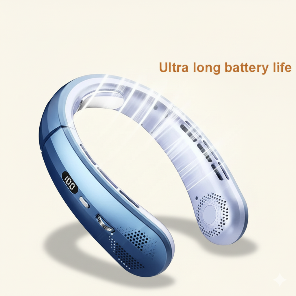 Stay Cool Anywhere: Xiaomi Portable Neck Fan