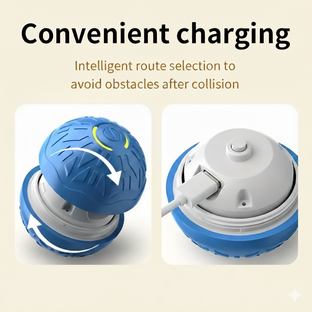 Smart Dog Toy Ball – The Barking Best Buddy for Pups of All Sizes!