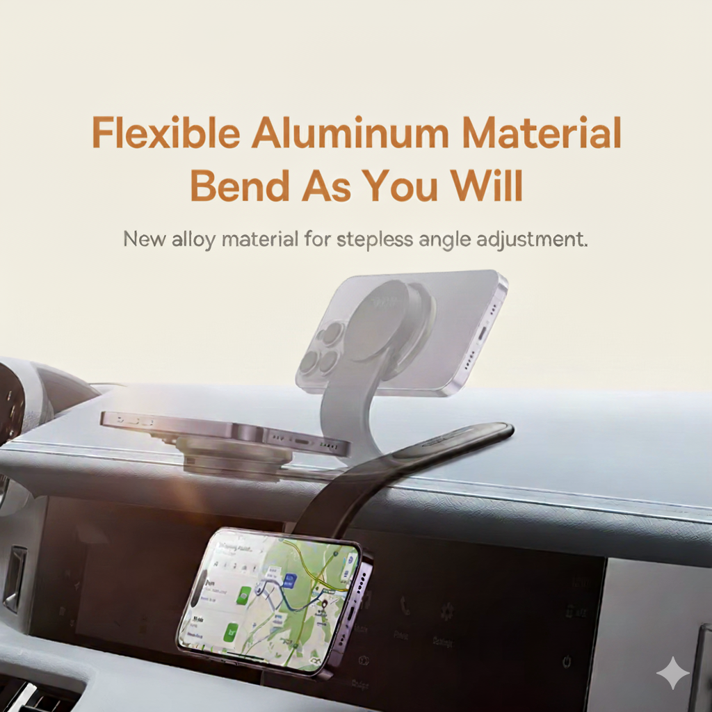 15W Magnetic Wireless Charging Car Mount (iPhone 12-17)