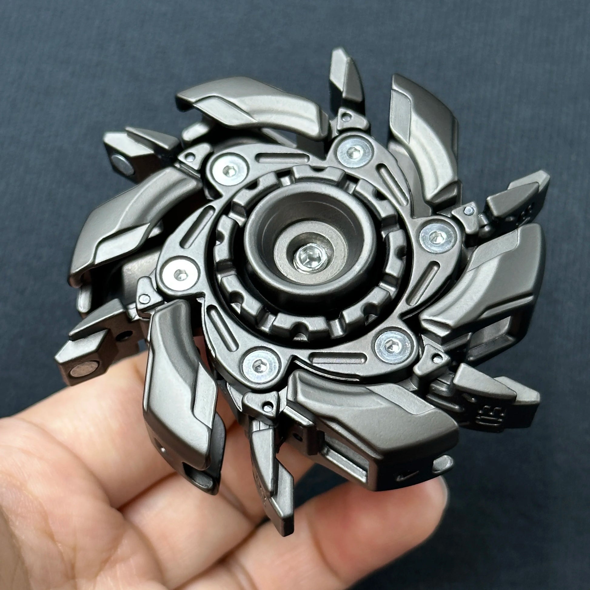 EDC Magnetic Metal Fidget Slider Spinning Top - The Ultimate Stress Relief Toy for Adults