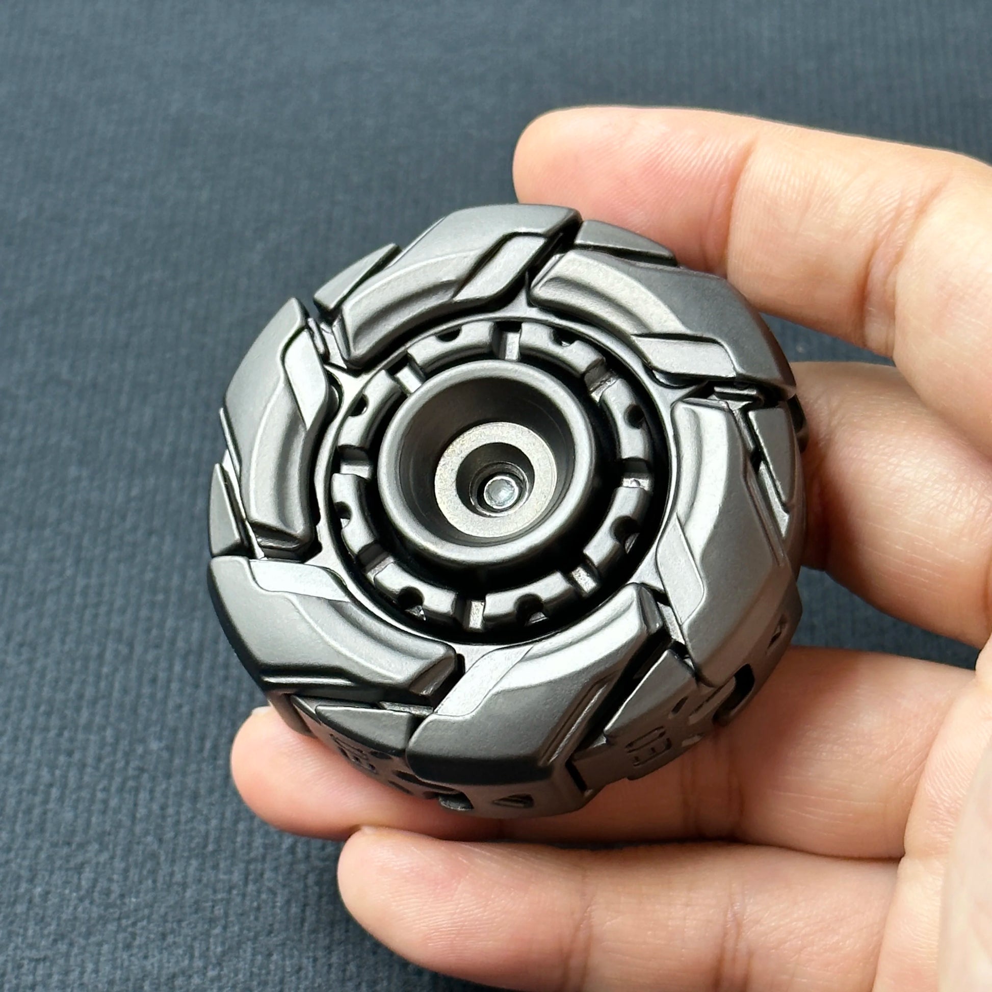 EDC Magnetic Metal Fidget Slider Spinning Top - The Ultimate Stress Relief Toy for Adults