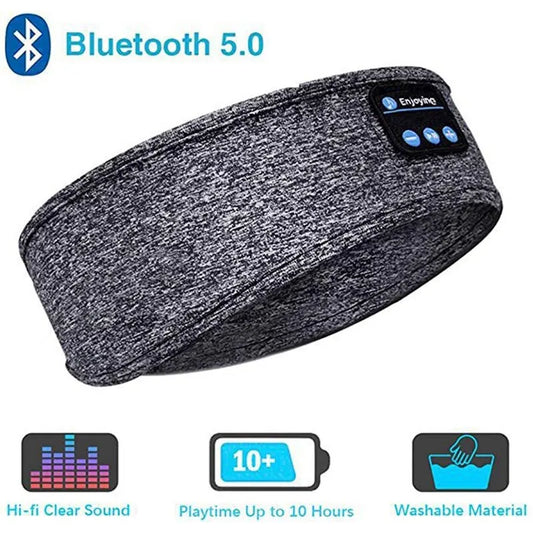 Revolutionary Wireless Bluetooth Sports Headband Earphones - The Ultimate Comfort Music Eye Mask for Sleep and Active Living