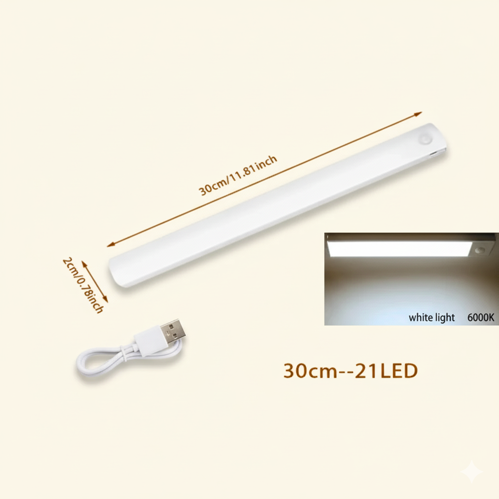 Smart Glow: Rechargeable PIR Sensor Light