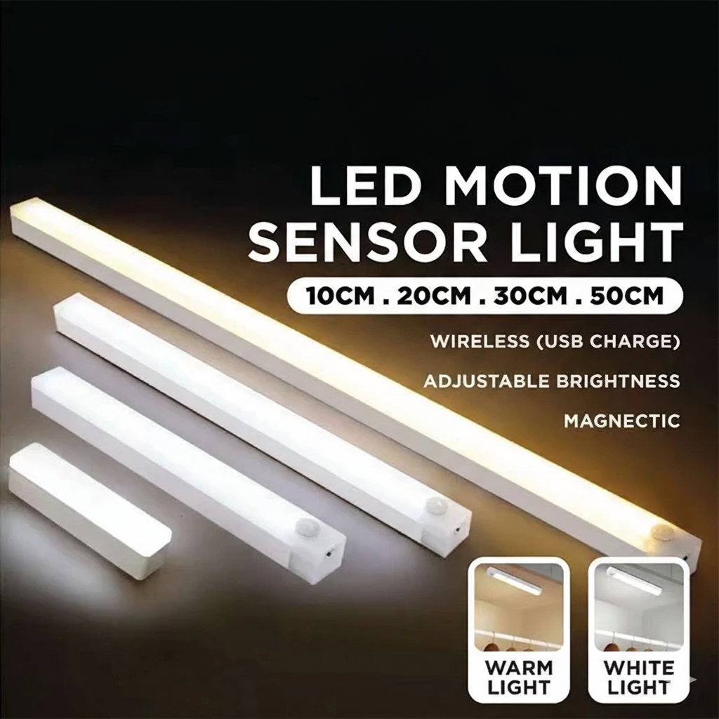 Smart Glow: Rechargeable PIR Sensor Light