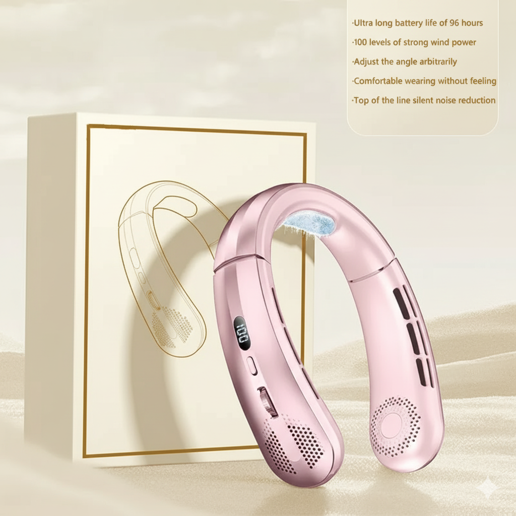 Stay Cool Anywhere: Xiaomi Portable Neck Fan