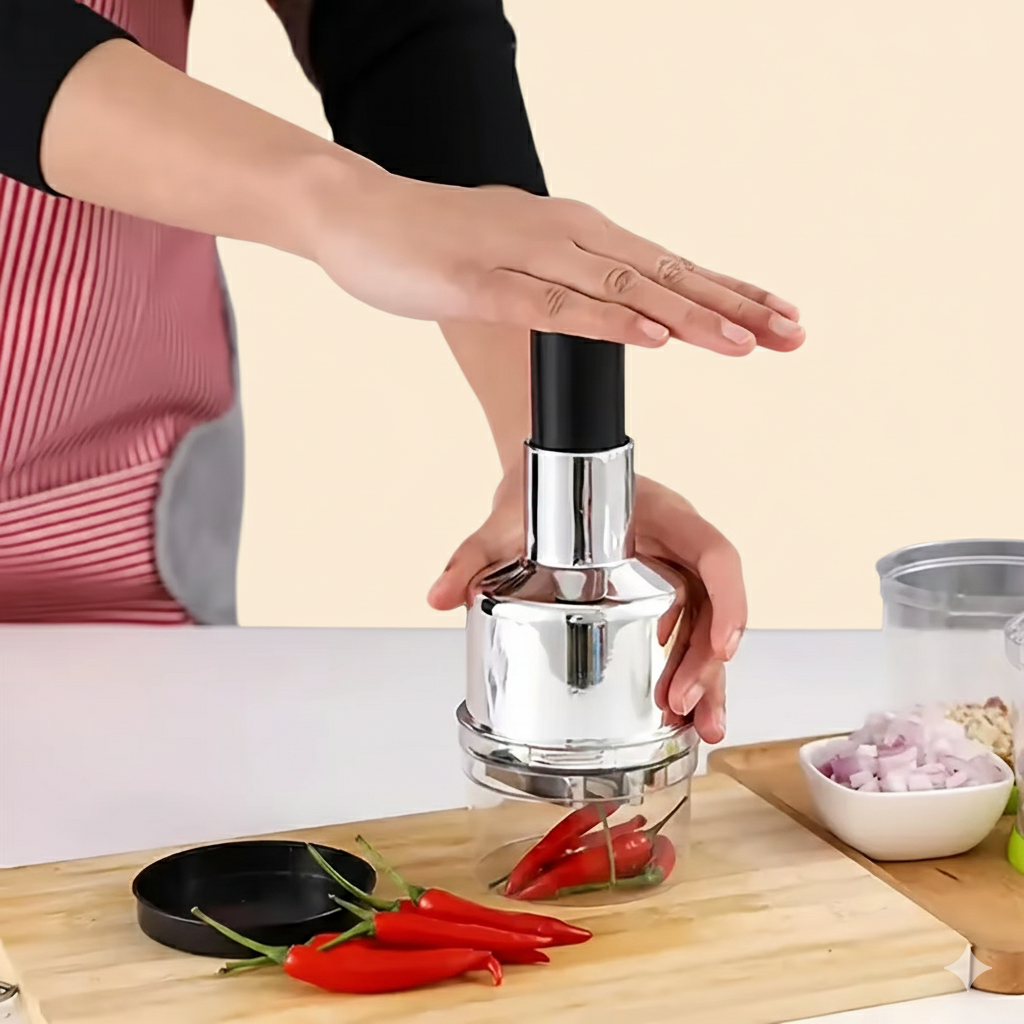 The 1-Press Multifunctional Food Chopper