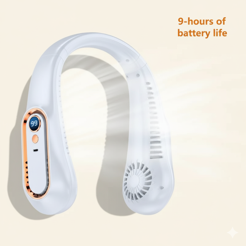 Stay Cool Anywhere: Xiaomi Portable Neck Fan