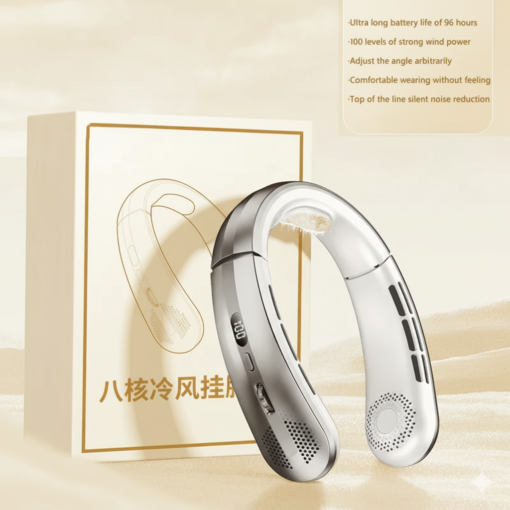 Stay Cool Anywhere: Xiaomi Portable Neck Fan