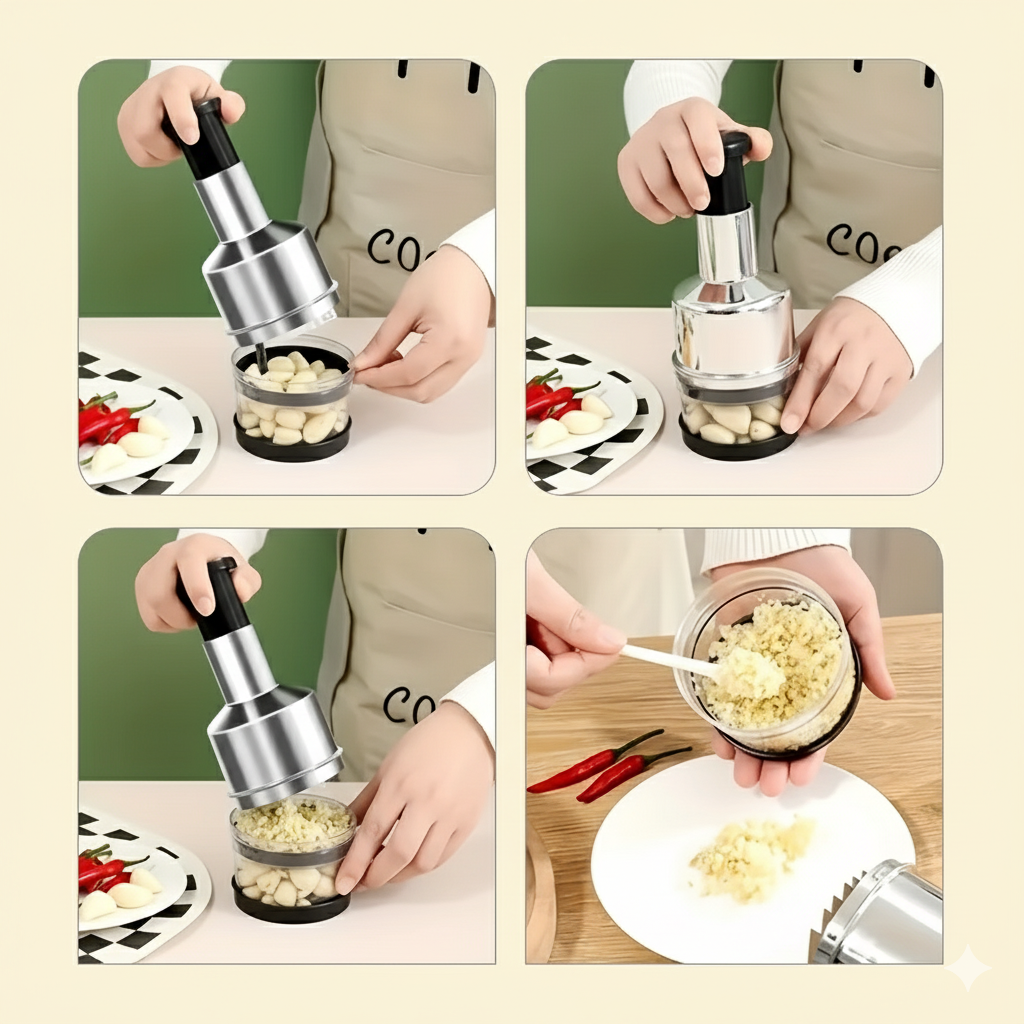 The 1-Press Multifunctional Food Chopper