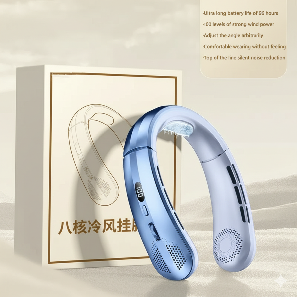 Stay Cool Anywhere: Xiaomi Portable Neck Fan