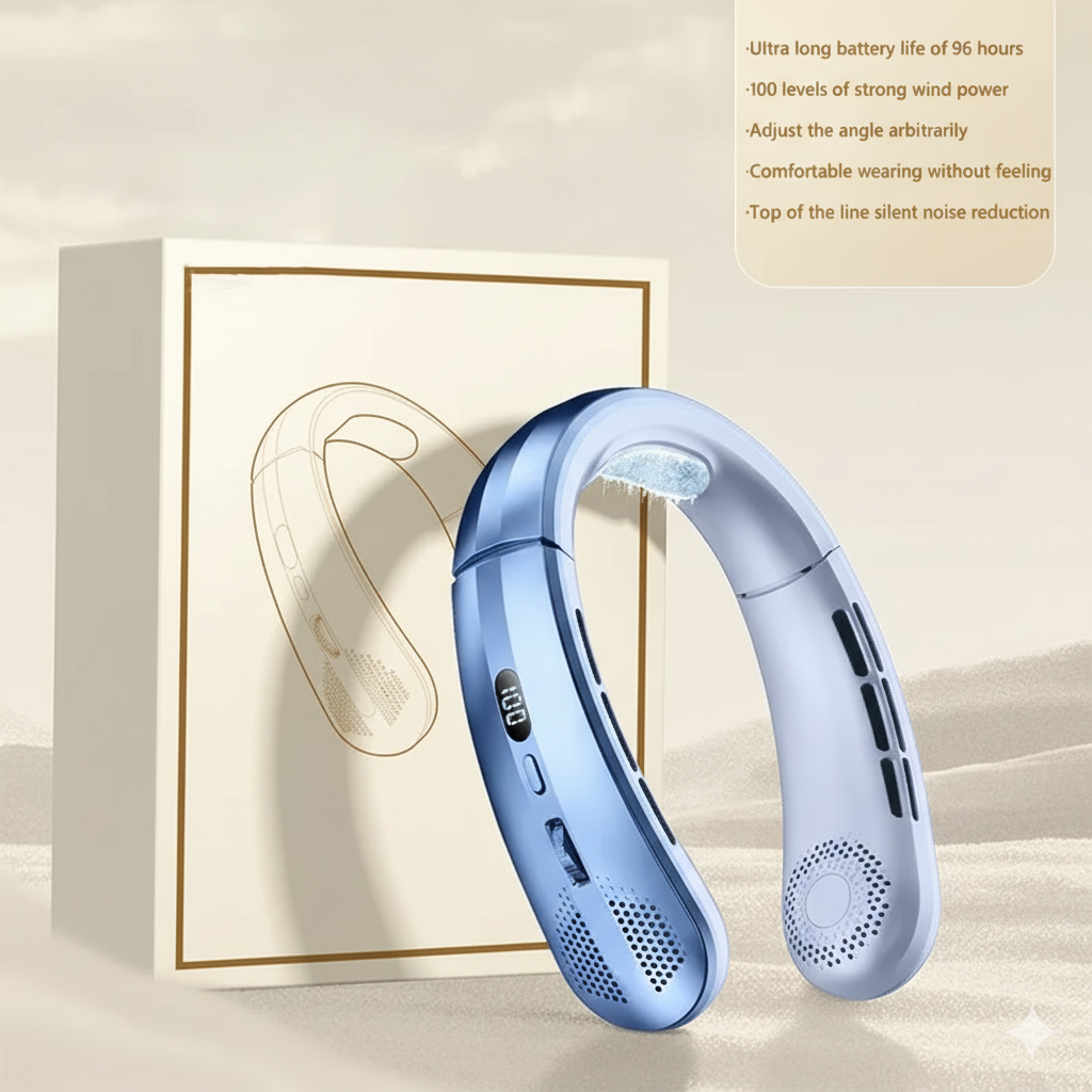 Stay Cool Anywhere: Xiaomi Portable Neck Fan