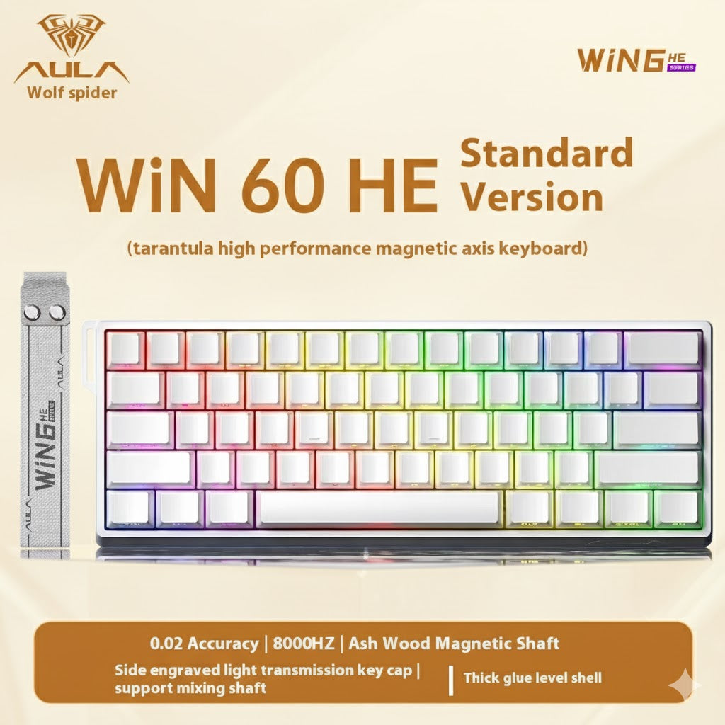 Aula Win60/Win68 Magnetic Switch 8K Gaming Mechanical Keyboard - Wired RGB Hot-Swap Esports Gift for PC Gamers