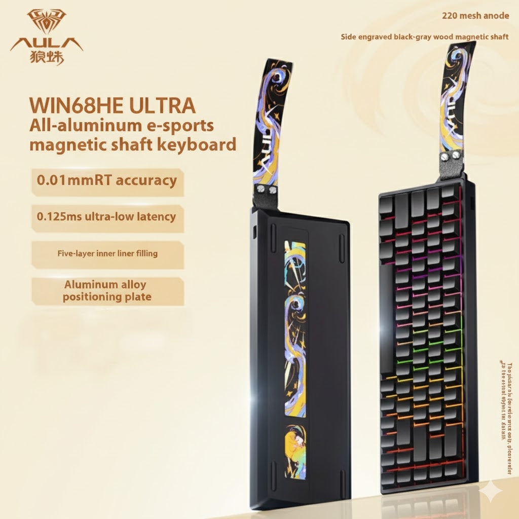Aula Win60/Win68 Magnetic Switch 8K Gaming Mechanical Keyboard - Wired RGB Hot-Swap Esports Gift for PC Gamers