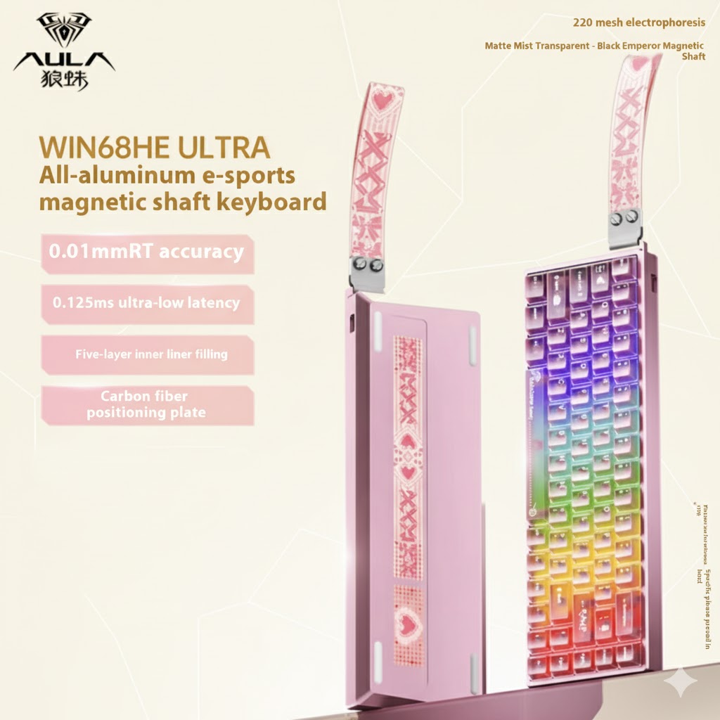 Aula Win60/Win68 Magnetic Switch 8K Gaming Mechanical Keyboard - Wired RGB Hot-Swap Esports Gift for PC Gamers